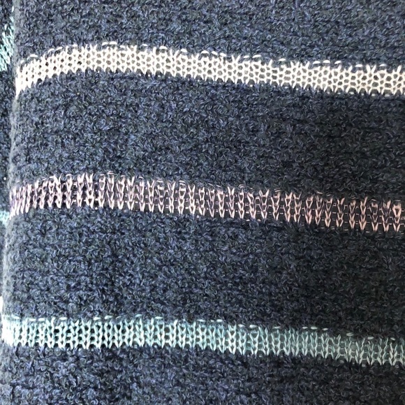 Susina Womens Navy Striped Crew Neck Plus Size Boucle Sweater Size 1X - Picture 7 of 7